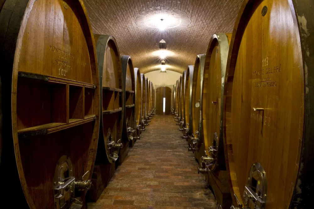 Les imposantes barriques de Monte del Frà