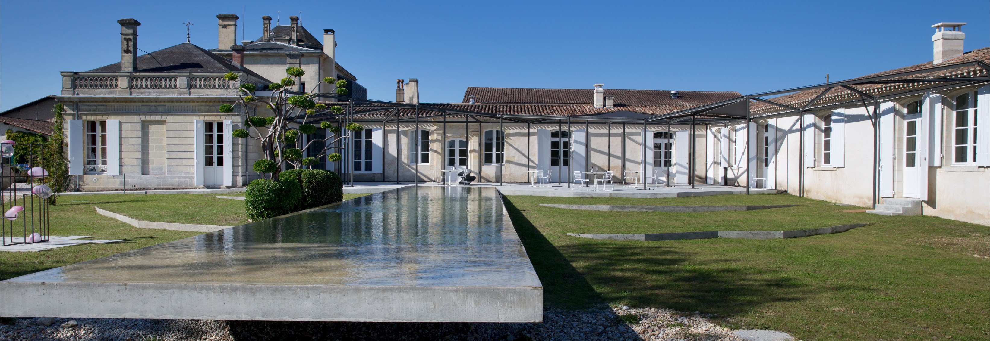 Le centre d'art du Château Chasse-Spleen.