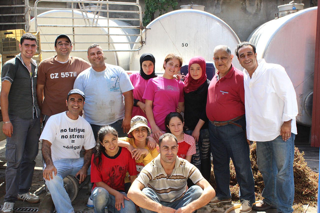 L'équipe du Château Héritage, prête à faire des merveilles.
