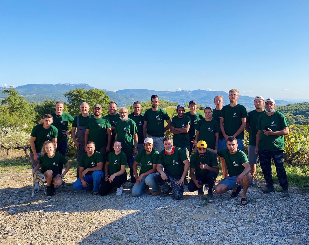 Toute l'équipe du Domaine des Escaravailles