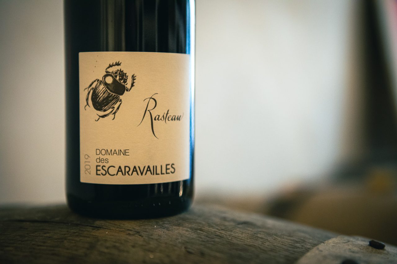 Le fameux scarabée, symbole du Domaine des Escaravailles