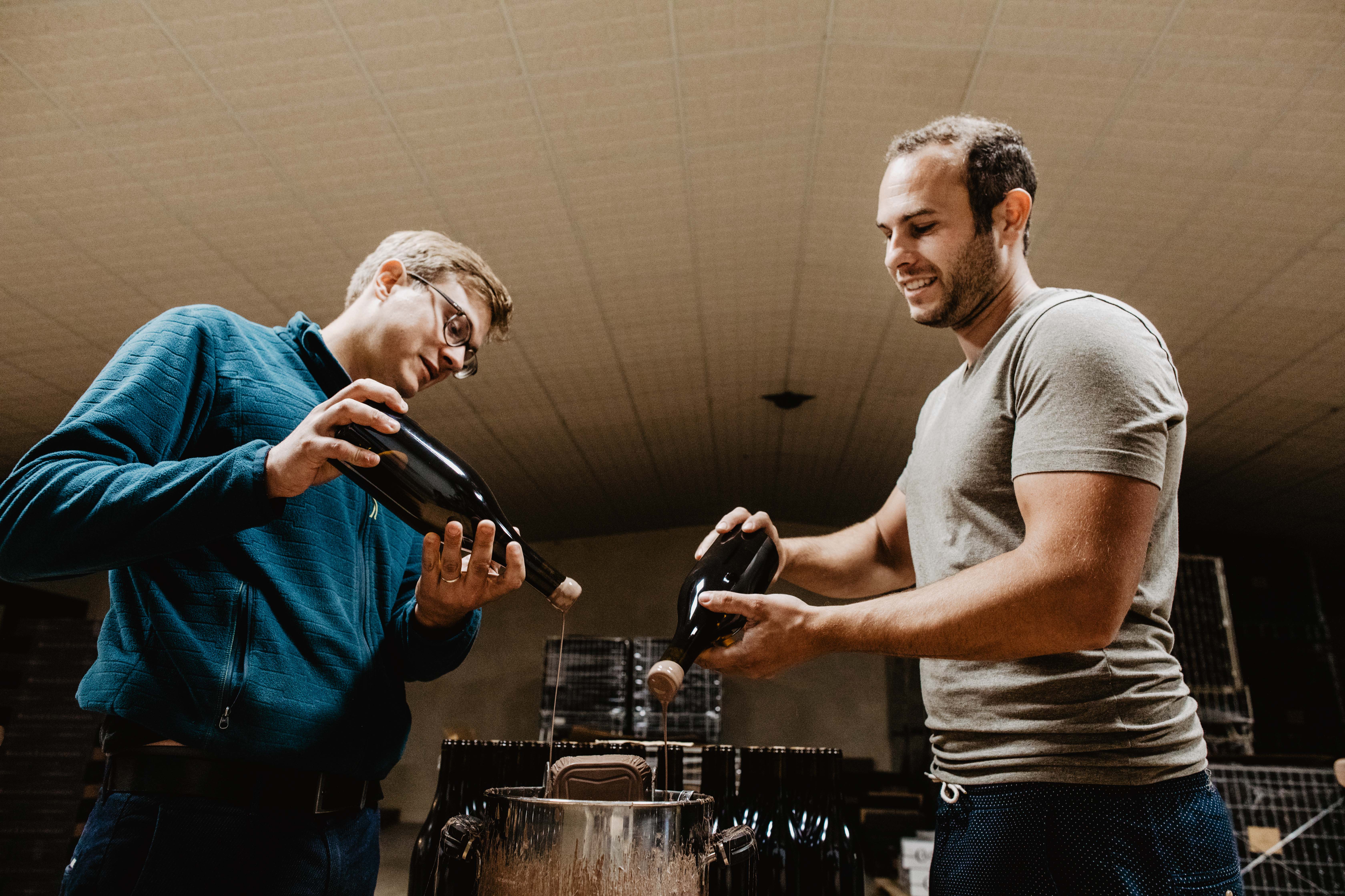 David et Arnaud Lavantureux: des frangins complémentaires pour faire tourner les affaires du domaine.
