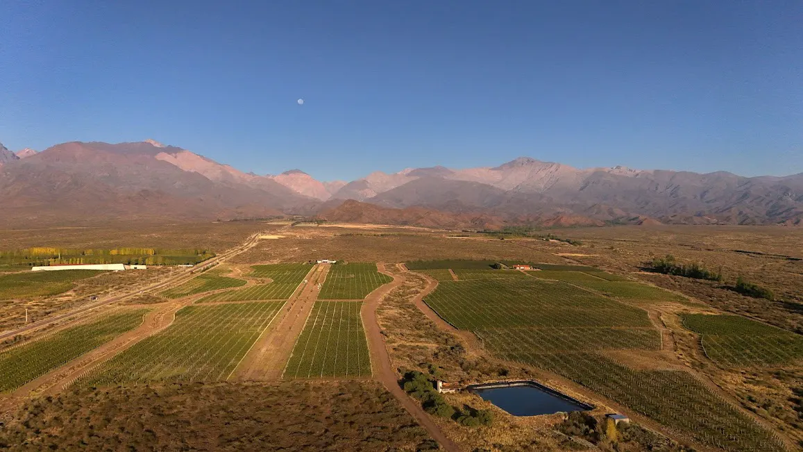 La vue sur les Andes est à couper le souffle.