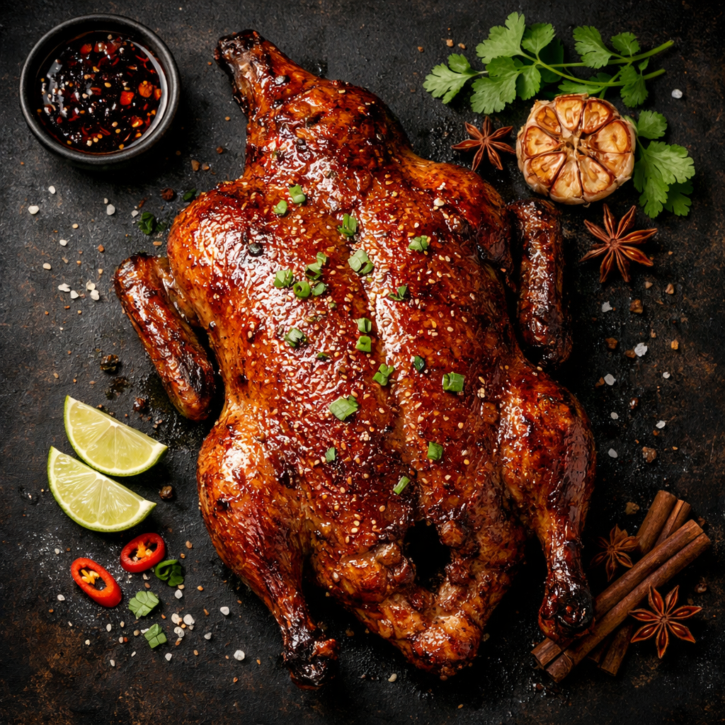 Canard rôti