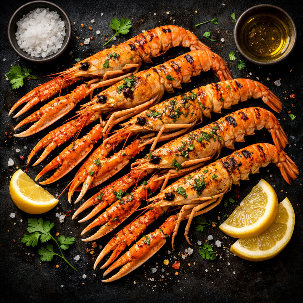 Langoustines grillées