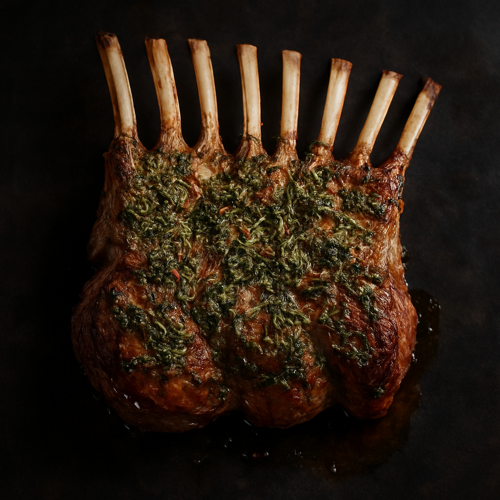 Carré d'agneau aux herbes de Provence