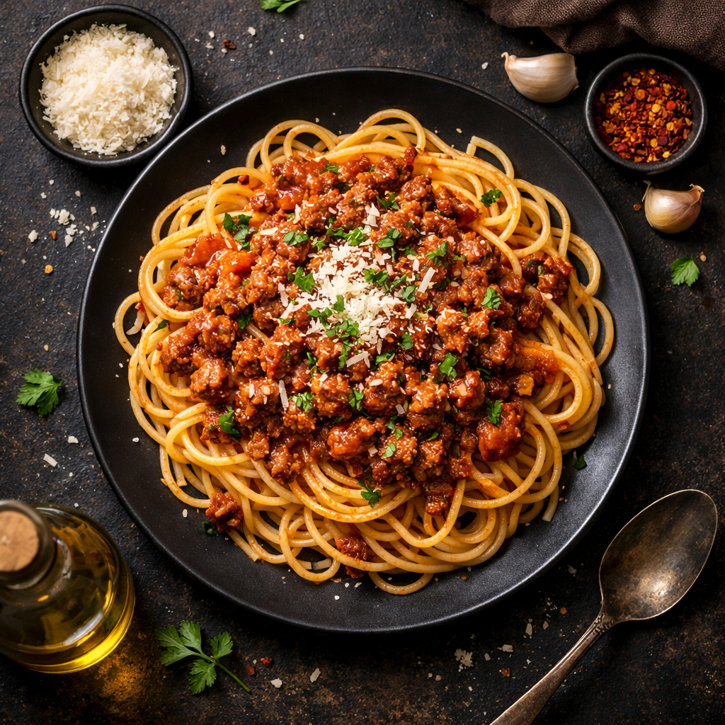 Pâtes à la Sauce Bolognaise