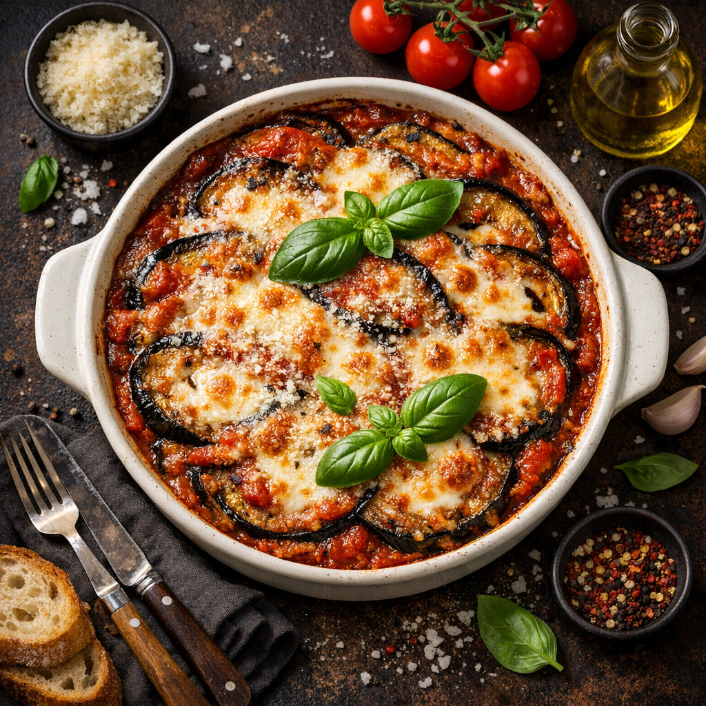 Parmigiana d'aubergines
