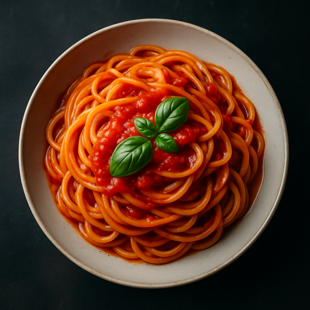 Pâte à la sauce tomate