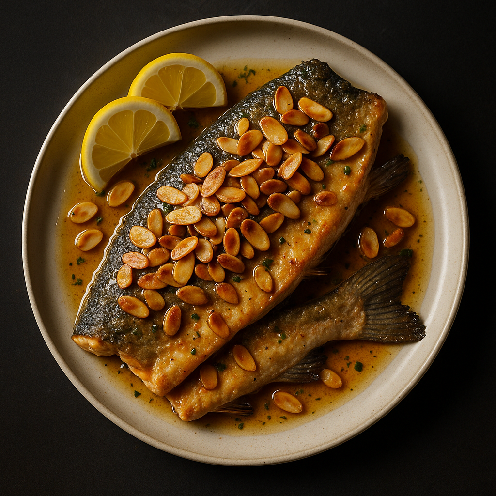 truite aux amandes