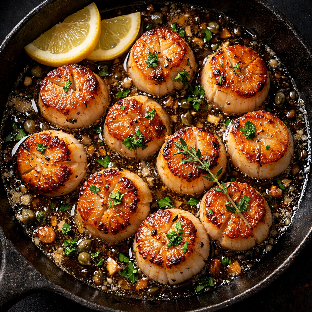 Coquilles Saint-Jacques au Beurre Noisette