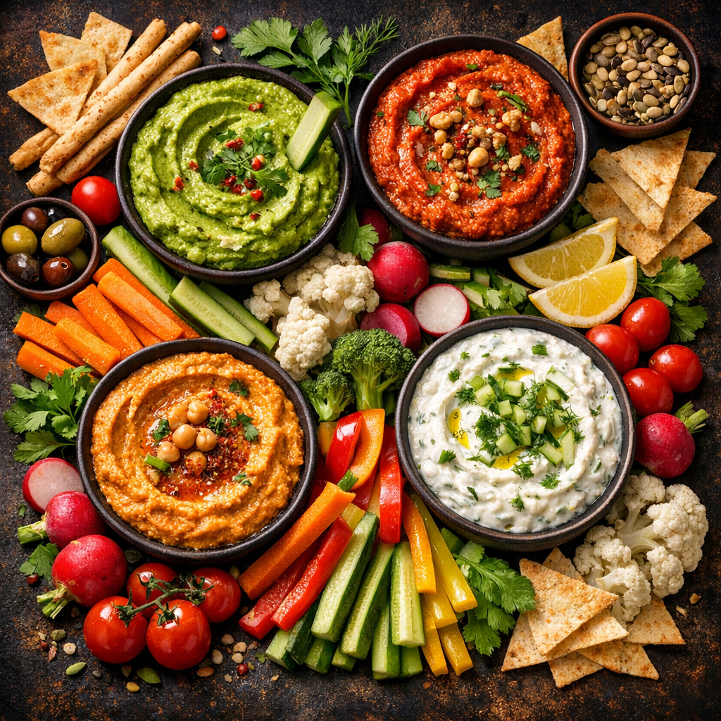 Dips de légumes