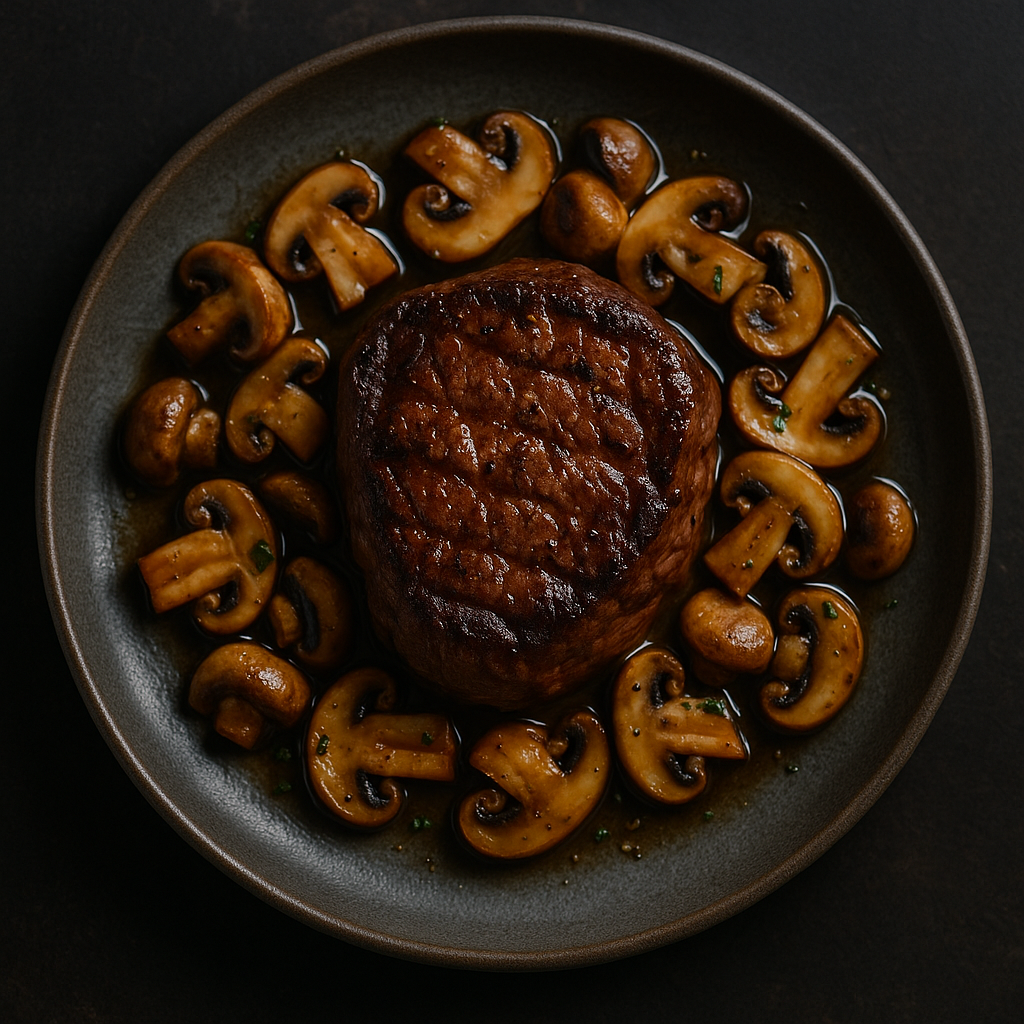 Filet de bœuf aux champignons