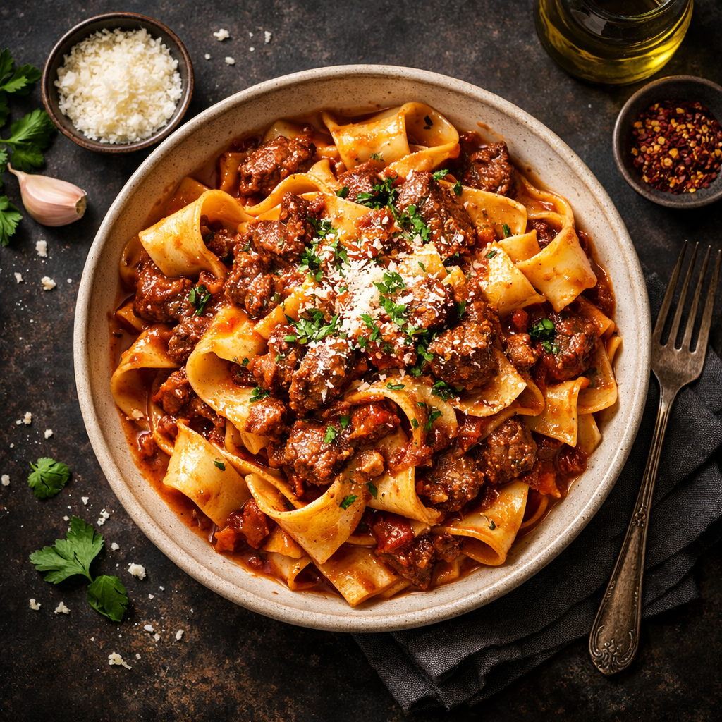 Pâtes à la sauce bolognaise