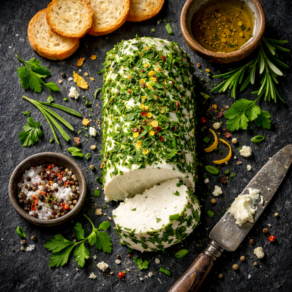 Fromage de Chèvre Frais aux Herbes