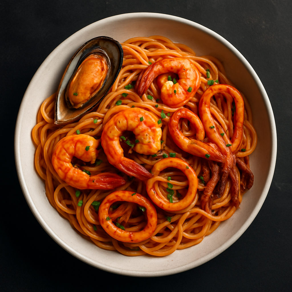 Pâte aux fruits de mer