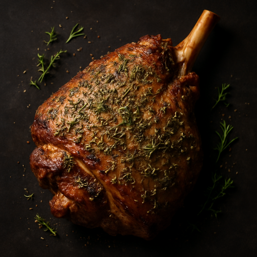 gigot d'agneau aux herbes de Provence