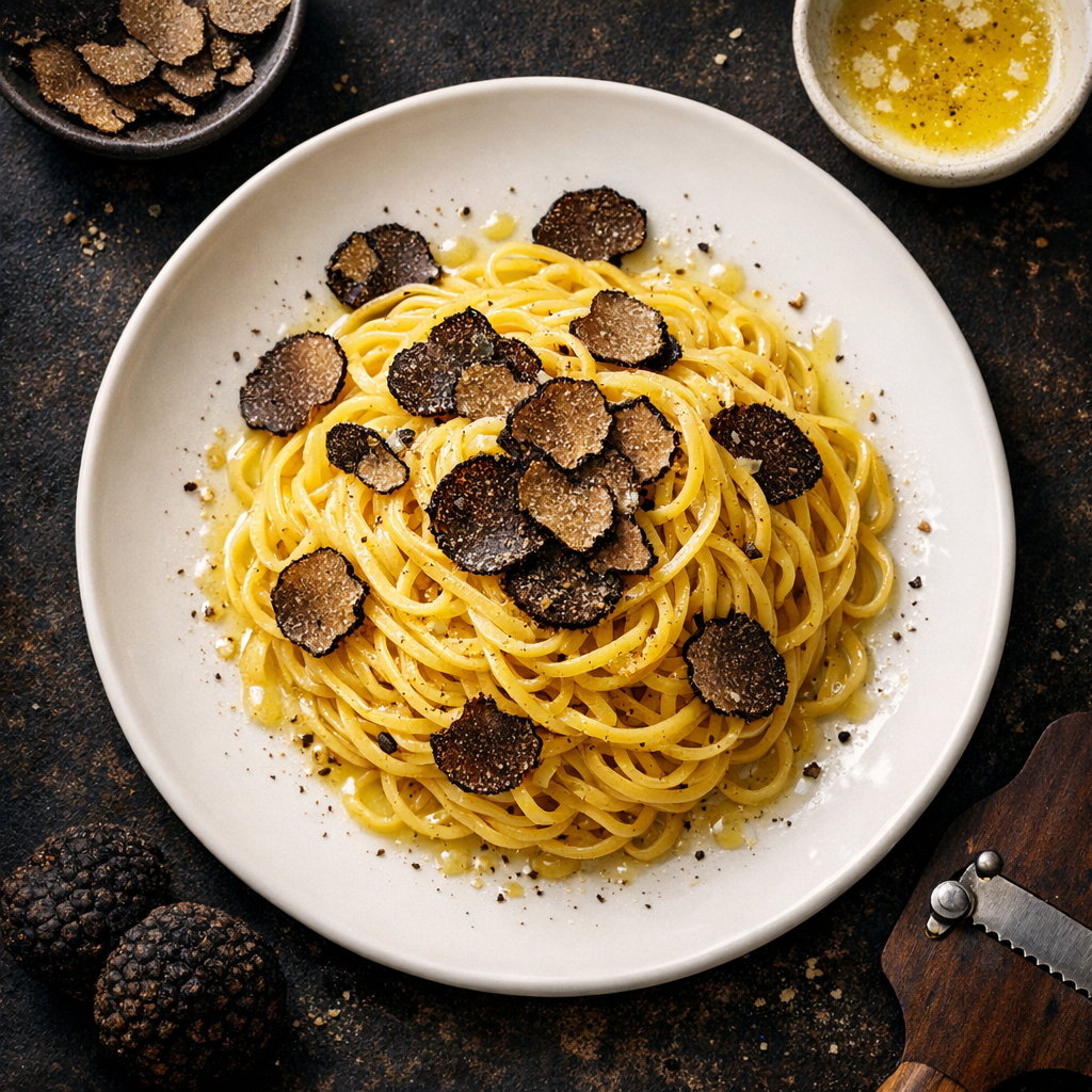 Tajarin à la truffe et beurre