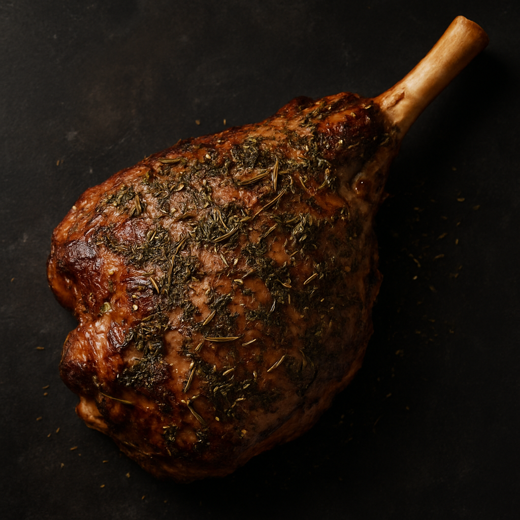 gigot d'agneau aux herbes de Provence