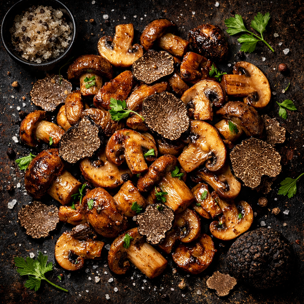 Champignons à la truffe