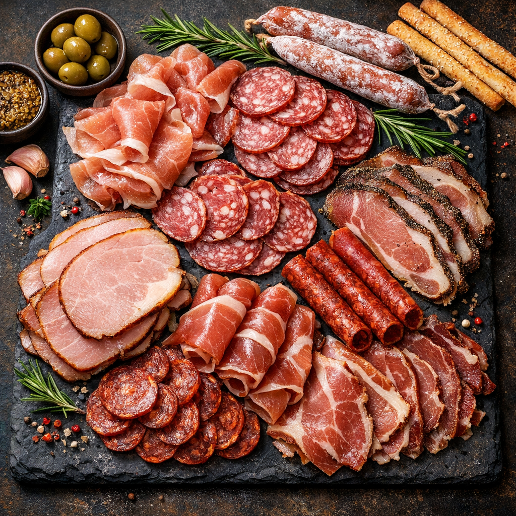 Jambon et charcuterie