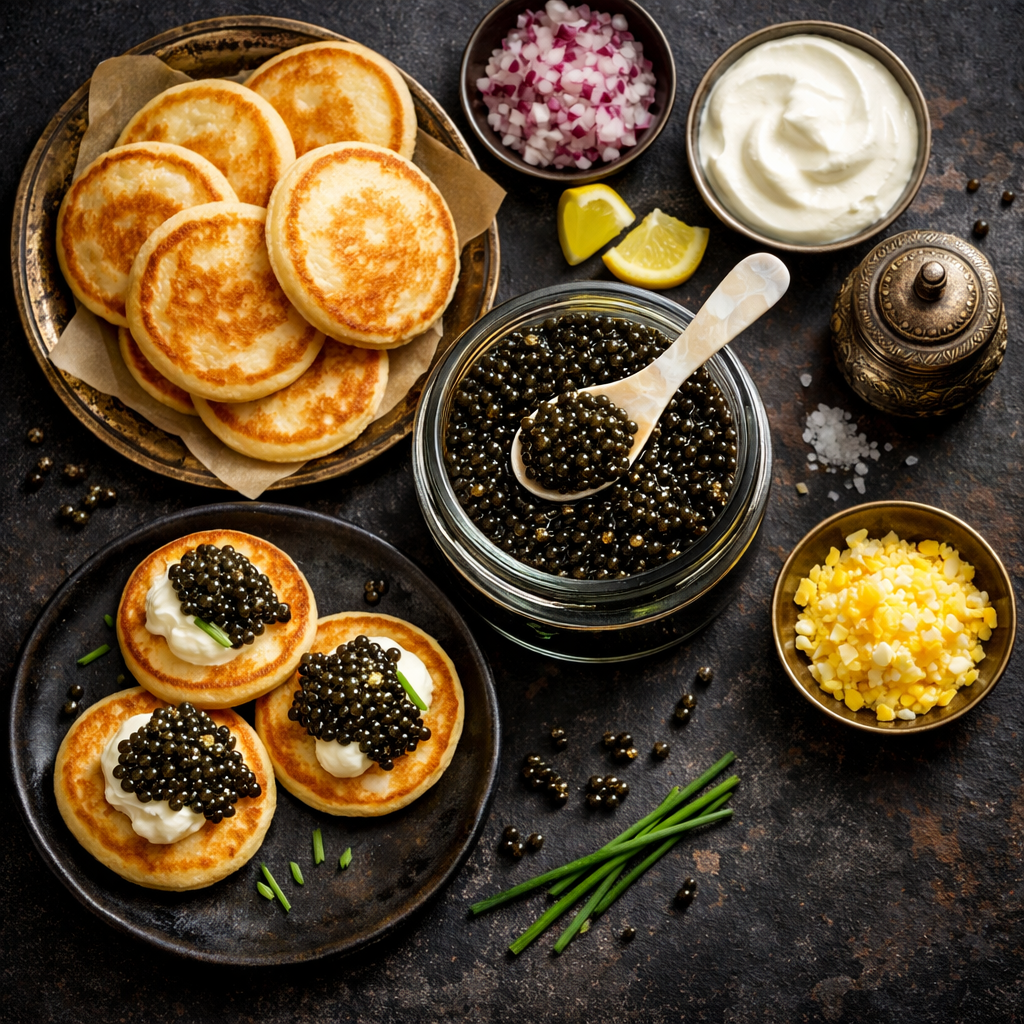 Caviar avec Blinis