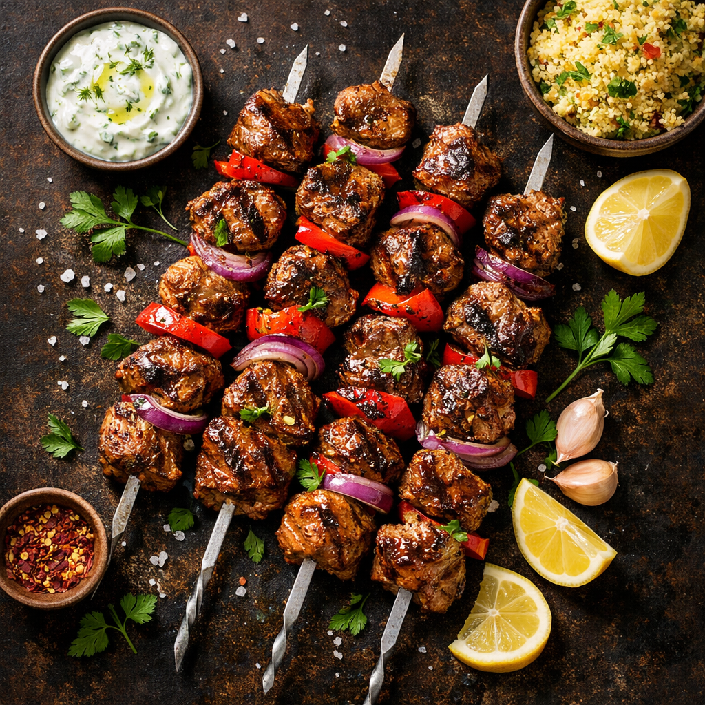 Brochettes d'agneau