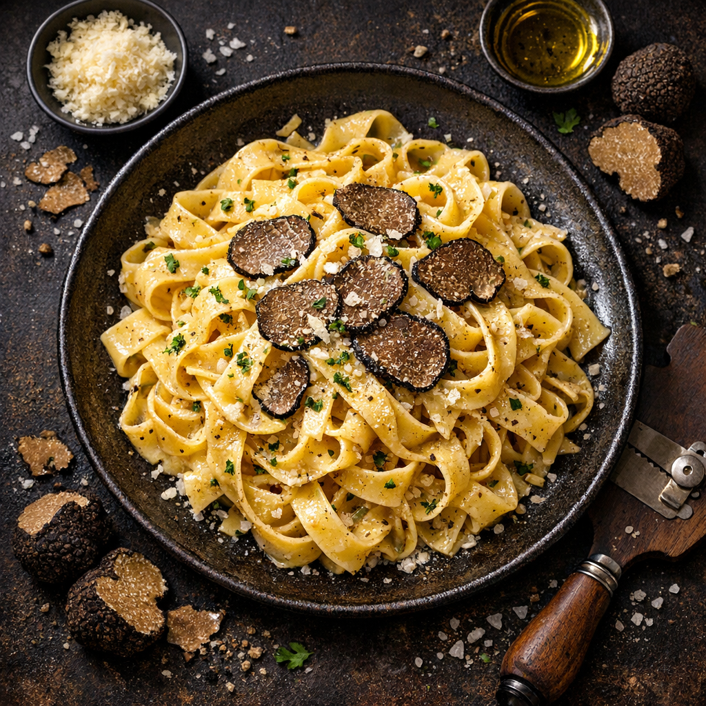Tagliatelle à la truffe
