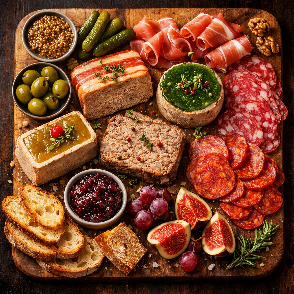 Plateau de Pâté et Charcuterie