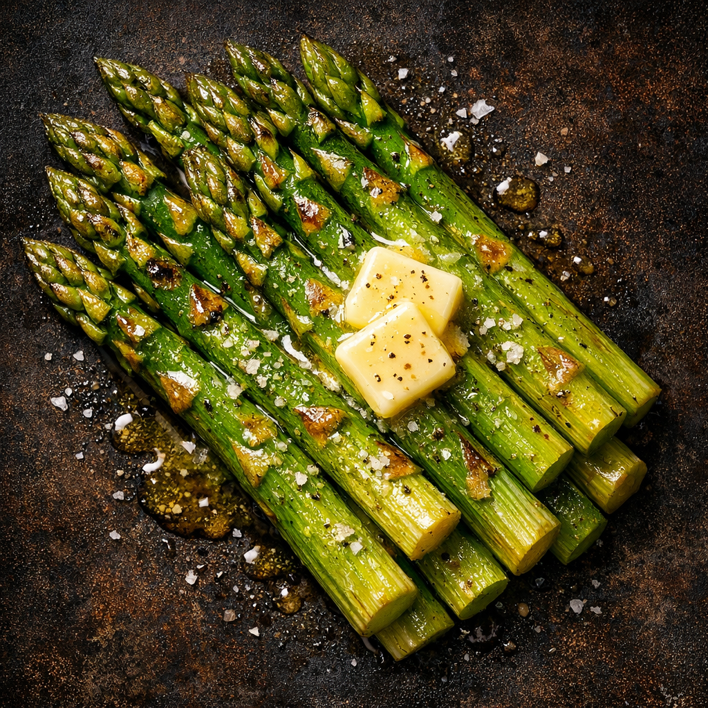 Asperges au beurre