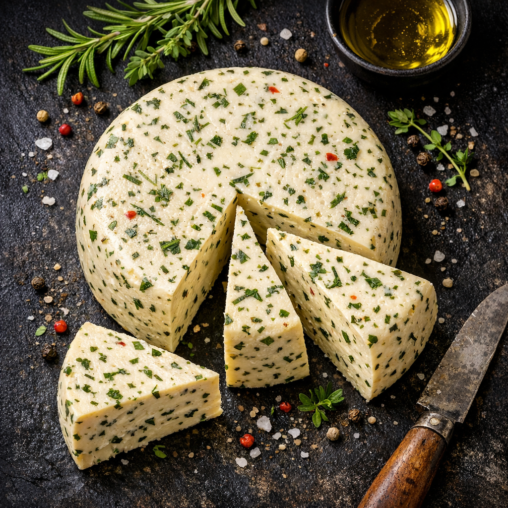 Fromage de Vache Semi-Affiné aux Herbes