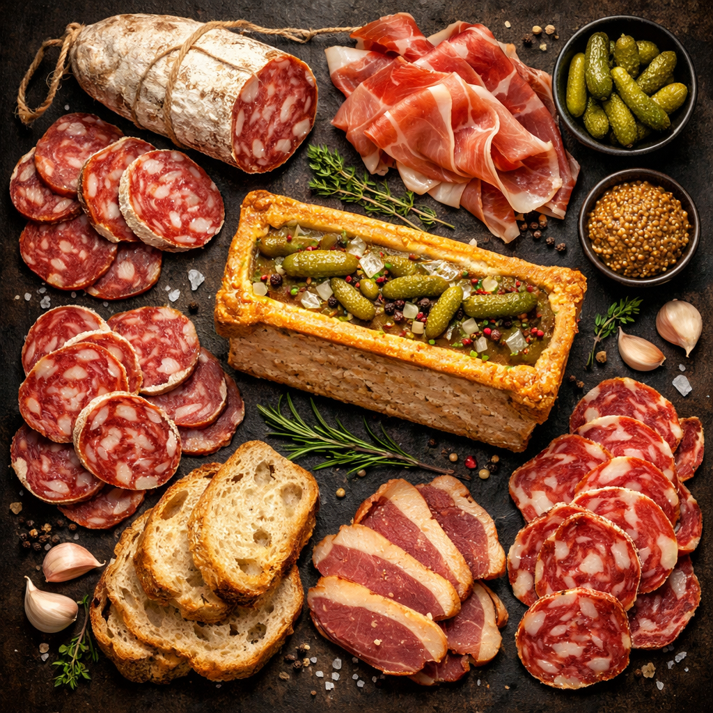 Charcuterie et pâté français