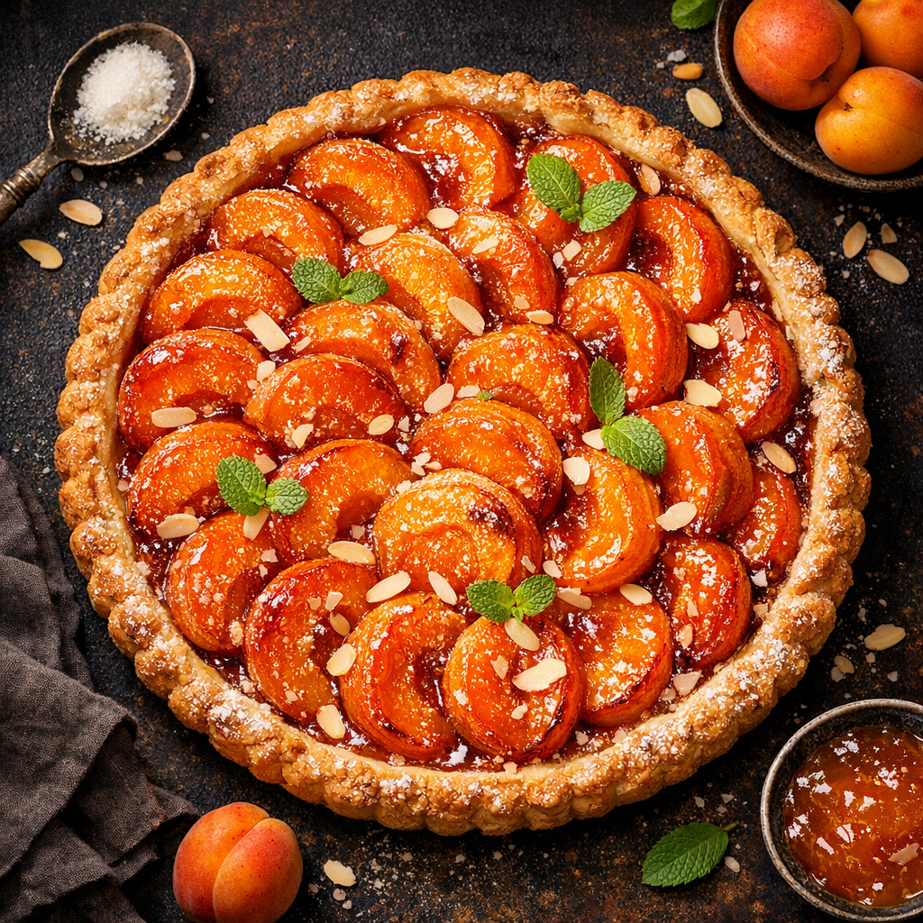 Tarte aux abricots