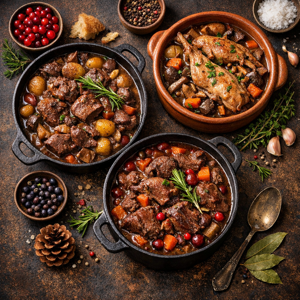 Ragoûts de gibier