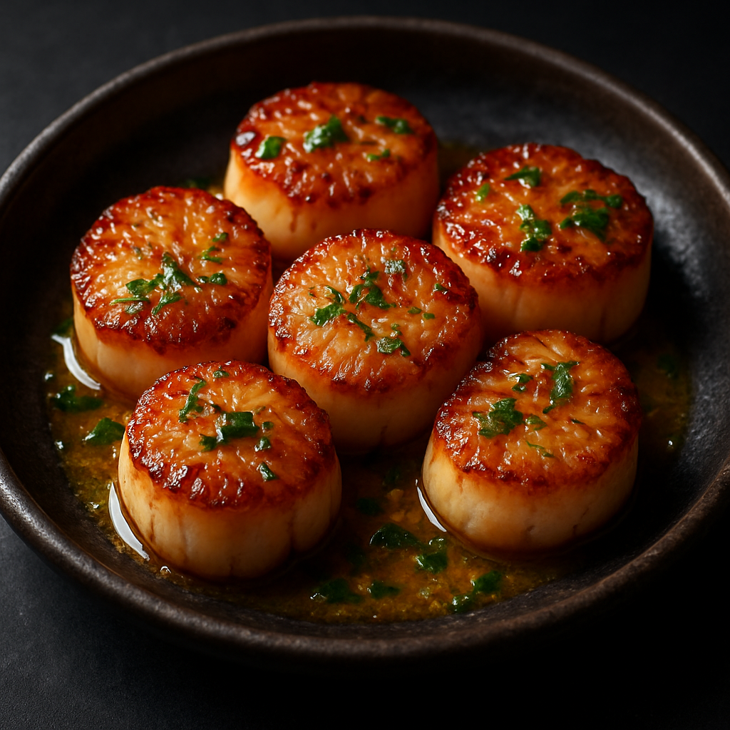 Coquilles Saint-Jacques poêlées