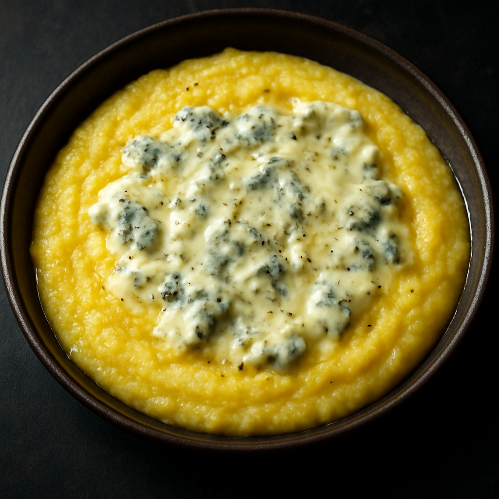 Polenta au gorgonzola