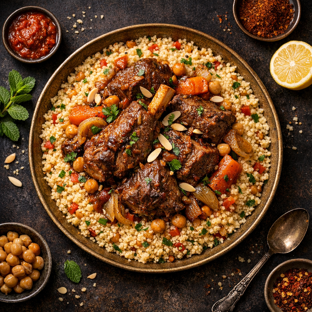 Couscous à la viande