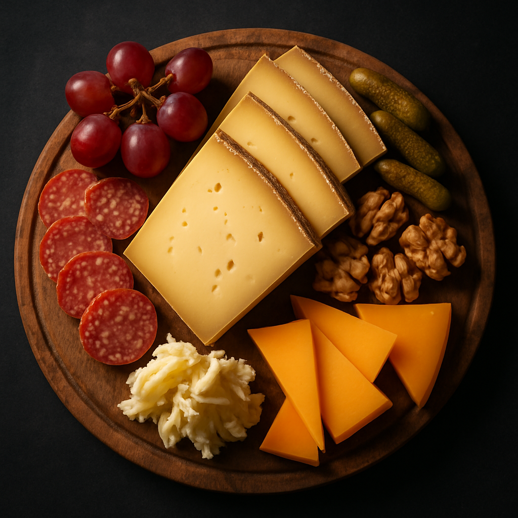 plateau de fromages d'alpage