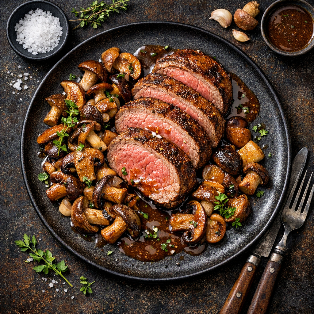 Filet de veau aux morilles