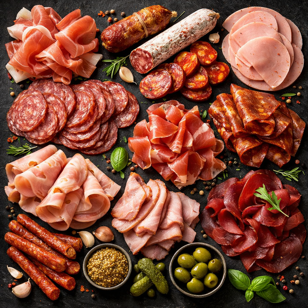 Aufschnitt und Wurstwaren