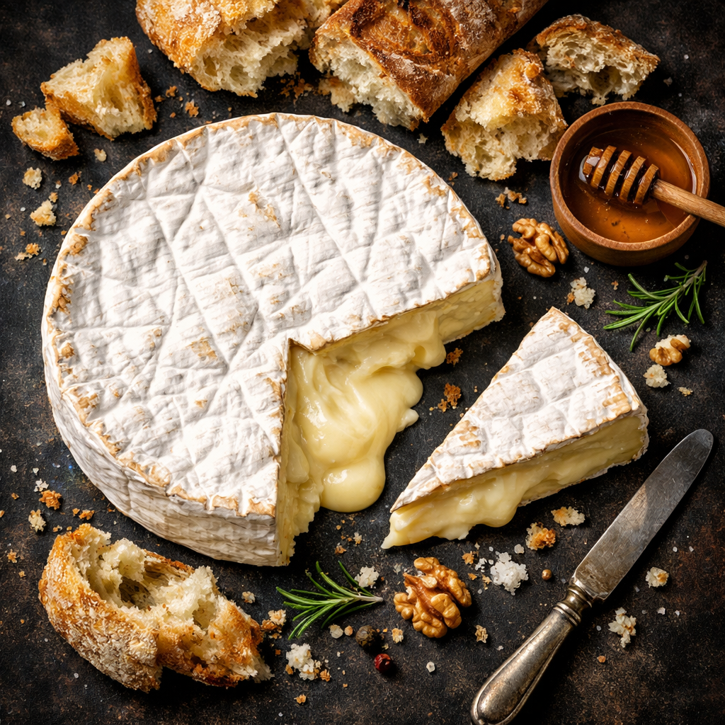 Brie de Meaux avec Pain Croustillant