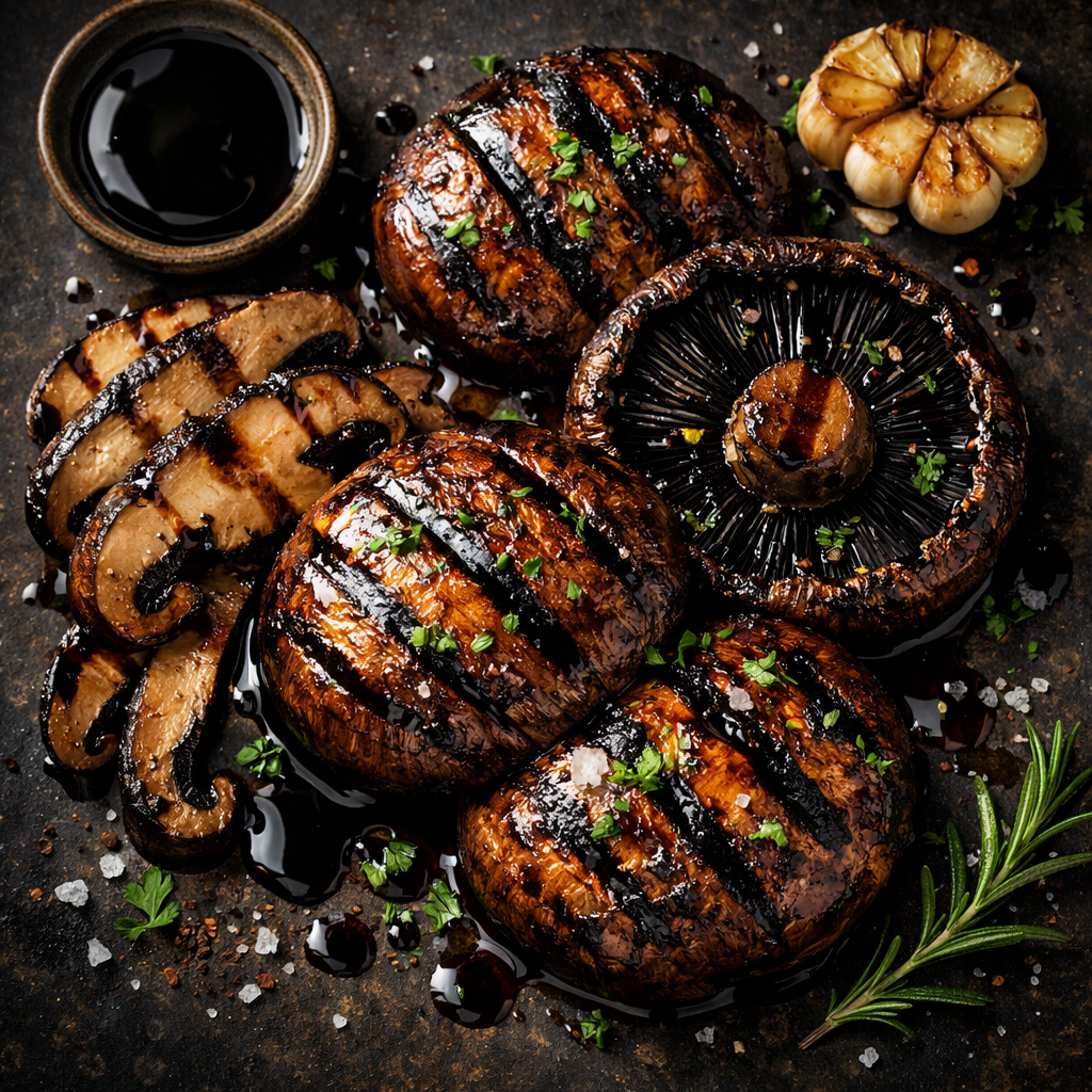 Grilled Portobello Mushrooms with Balsamic