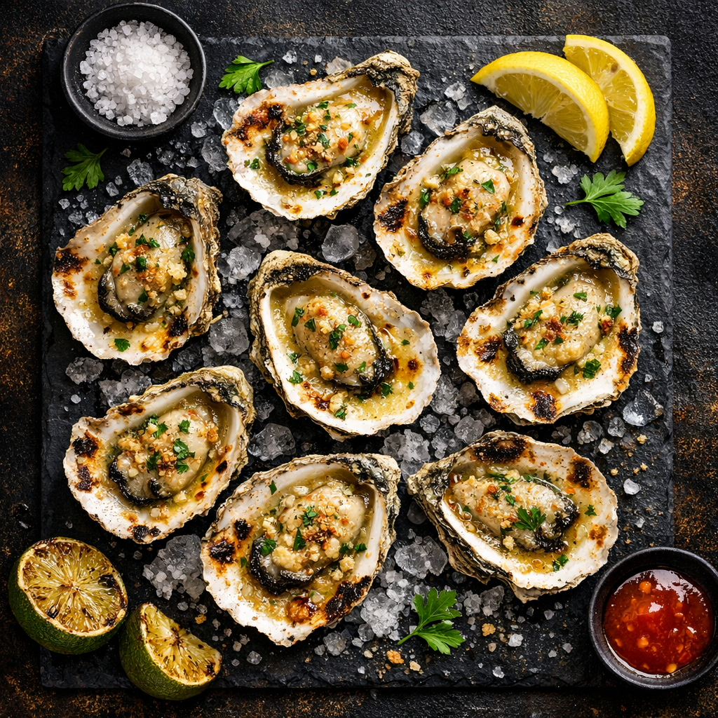 Huîtres Grillées