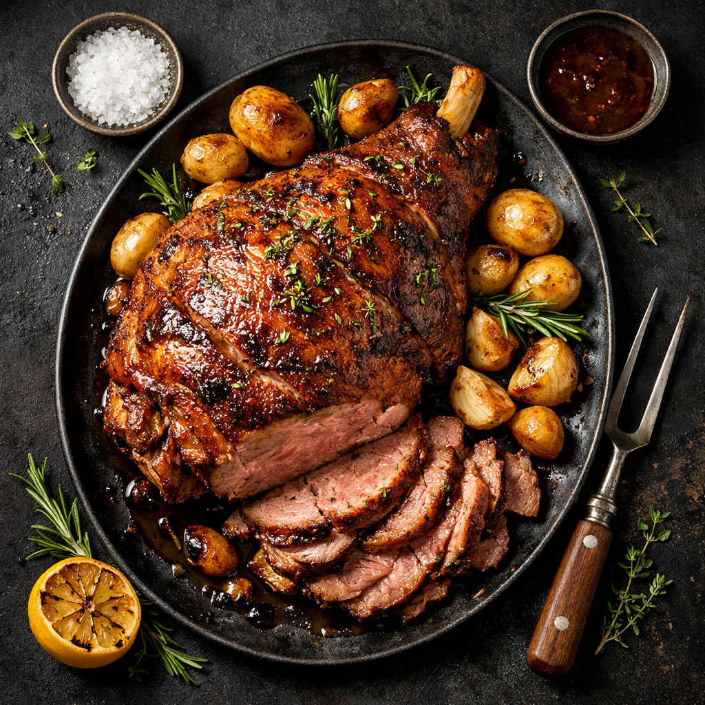 Arrosto di agnello