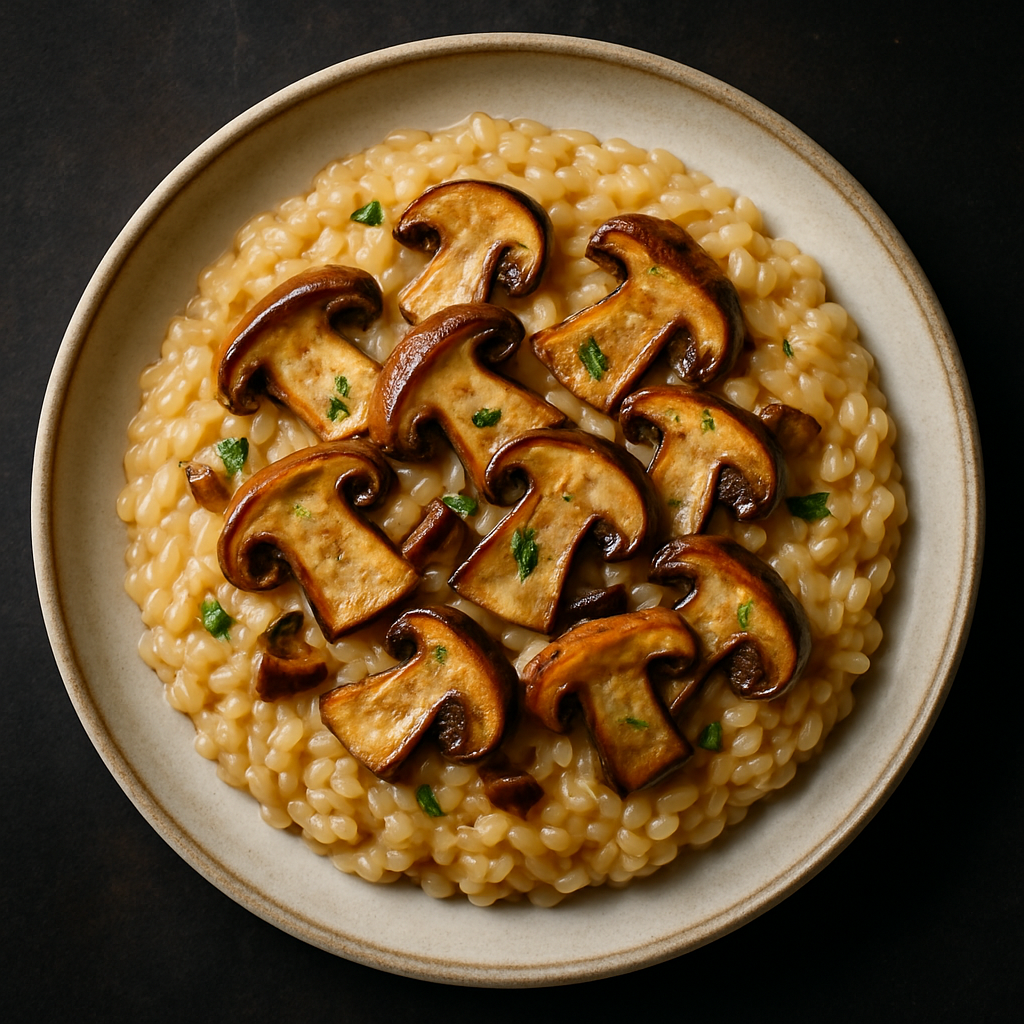 Risotto with porcini mushrooms