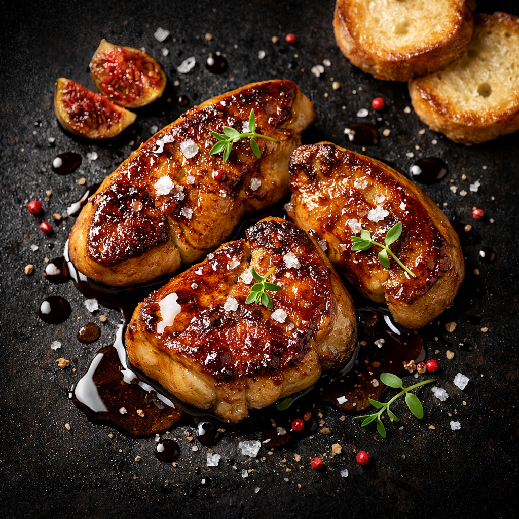 Foie gras in padella