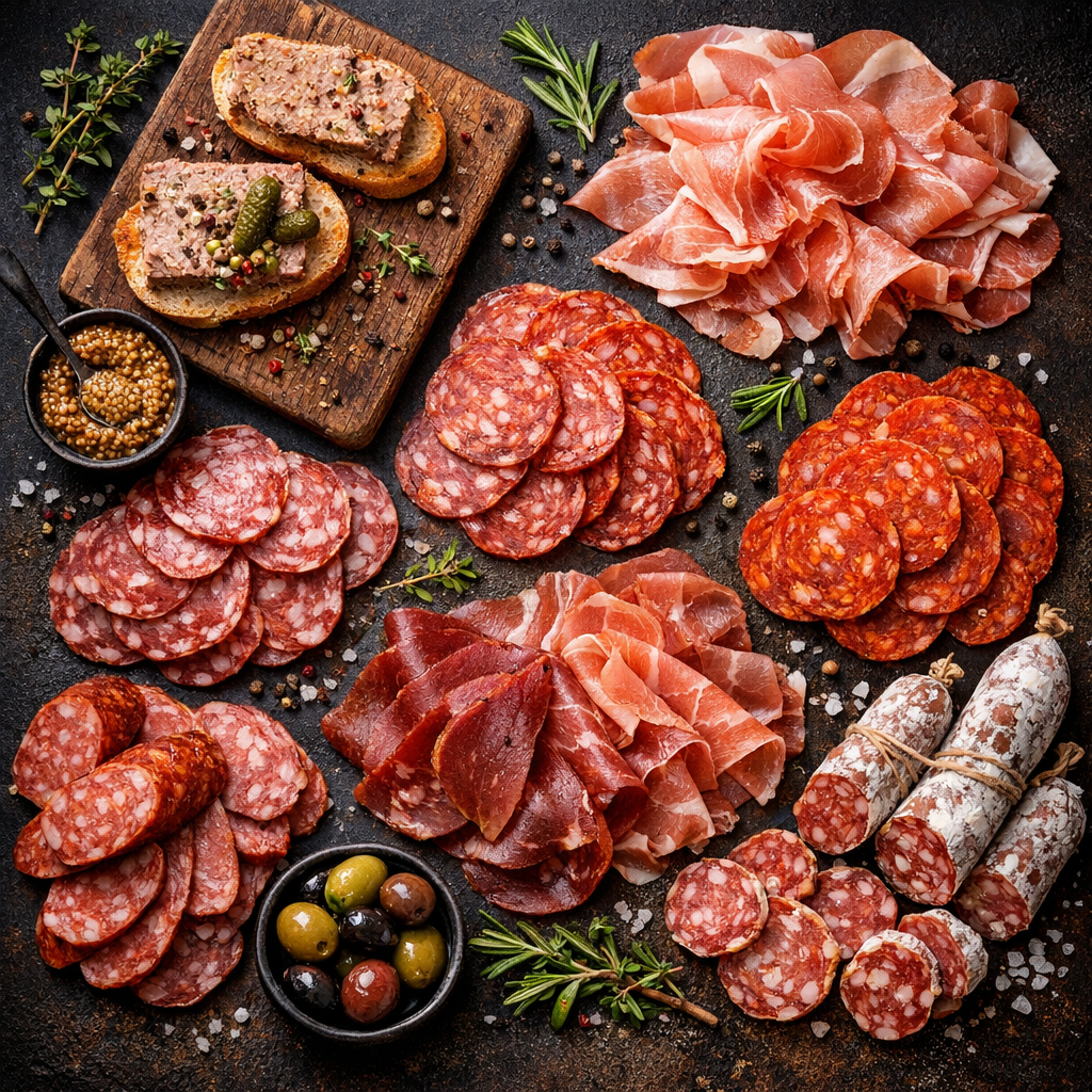 Charcuterie et pâté