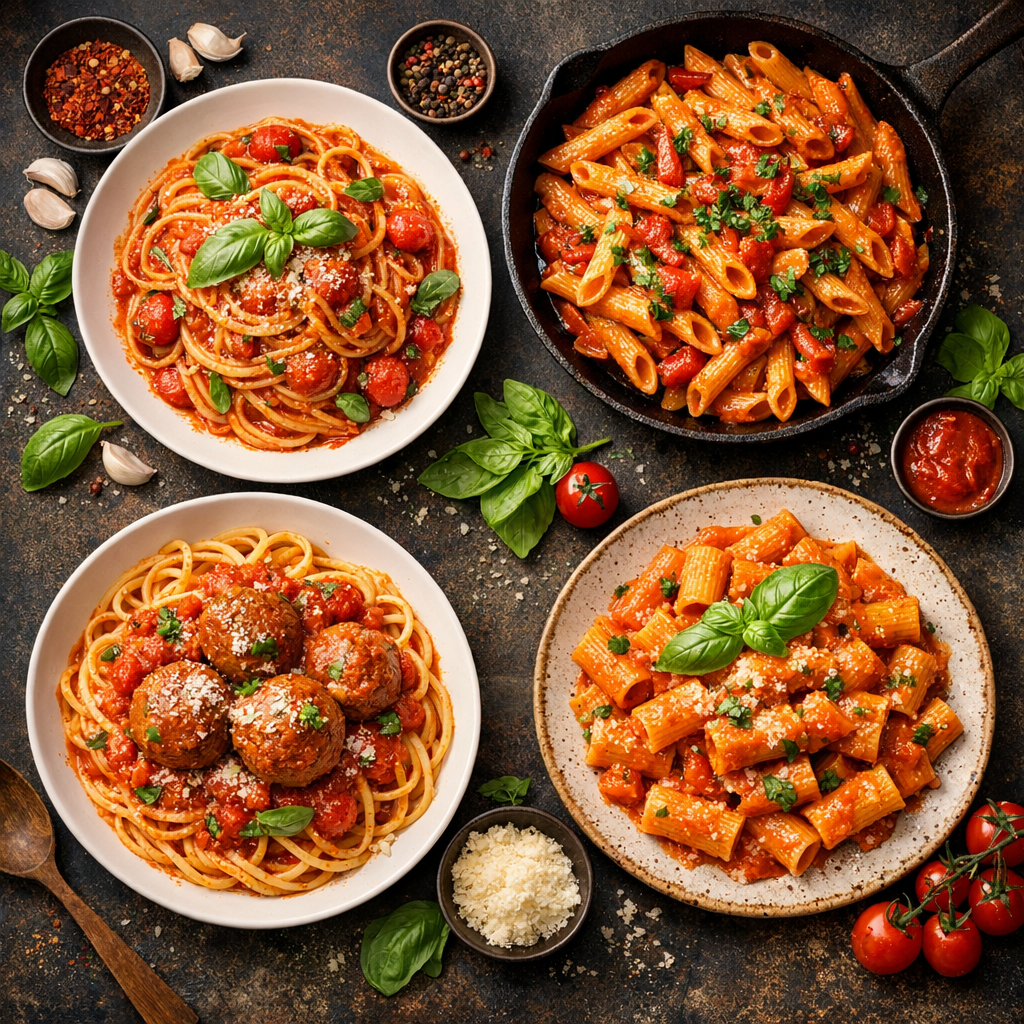 Pâtes à la Sauce Tomate