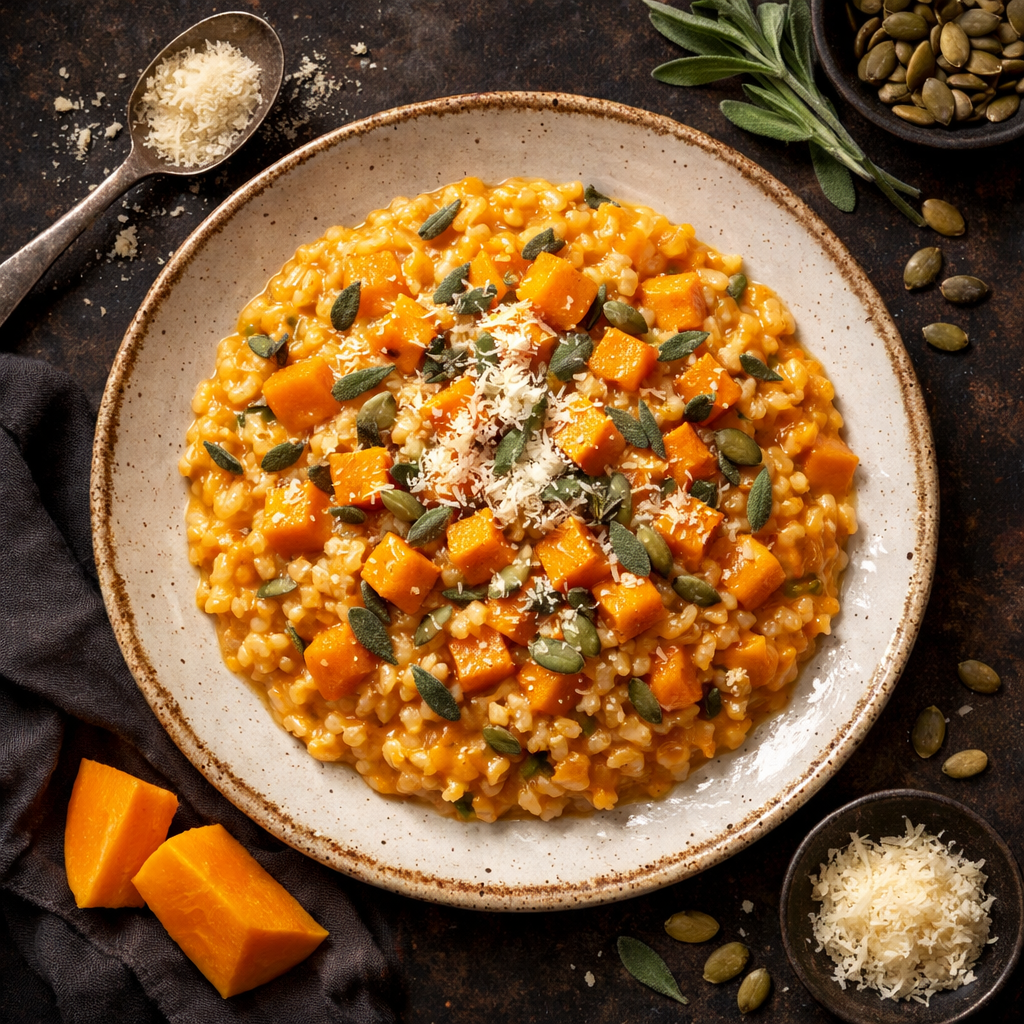 Kürbisrisotto