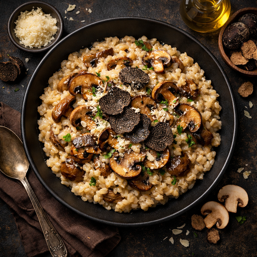 Risotto aux Champignons et Truffes